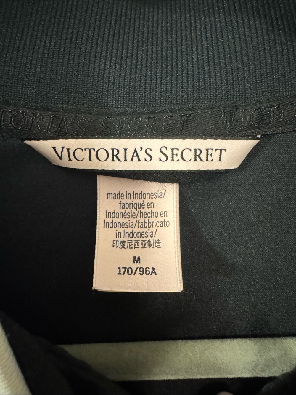 Victoria's Secret Black Ribbed Velour Loungewear Matching Set - Picture 13 of 16